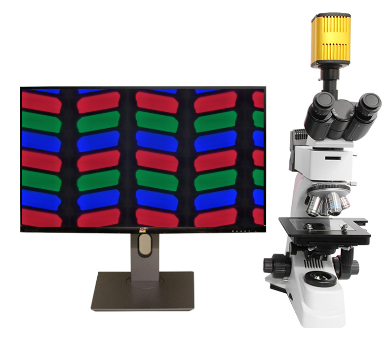 精拓优诚HDMI超高清4K工业电子显微镜 专业数码视频测量金相显微镜 外观检测放大镜 工业相机CCD 内置科研级测量软件双CPU高倍金相显微镜(图29)