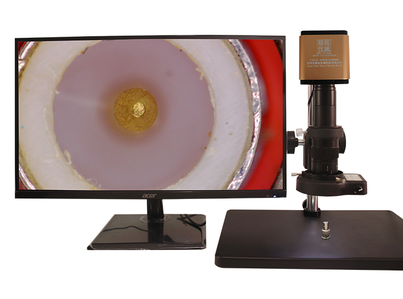 精拓优诚高清WIFI/HDMI接口自动对焦工业电子显微镜 测量显微镜 工业相机CCD视频显微放大镜 自动对焦测量显微镜(图32)