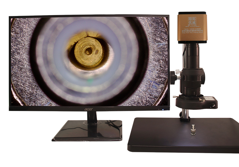 精拓优诚高清WIFI/HDMI接口自动对焦工业电子显微镜 测量显微镜 工业相机CCD视频显微放大镜 自动对焦测量显微镜(图33)