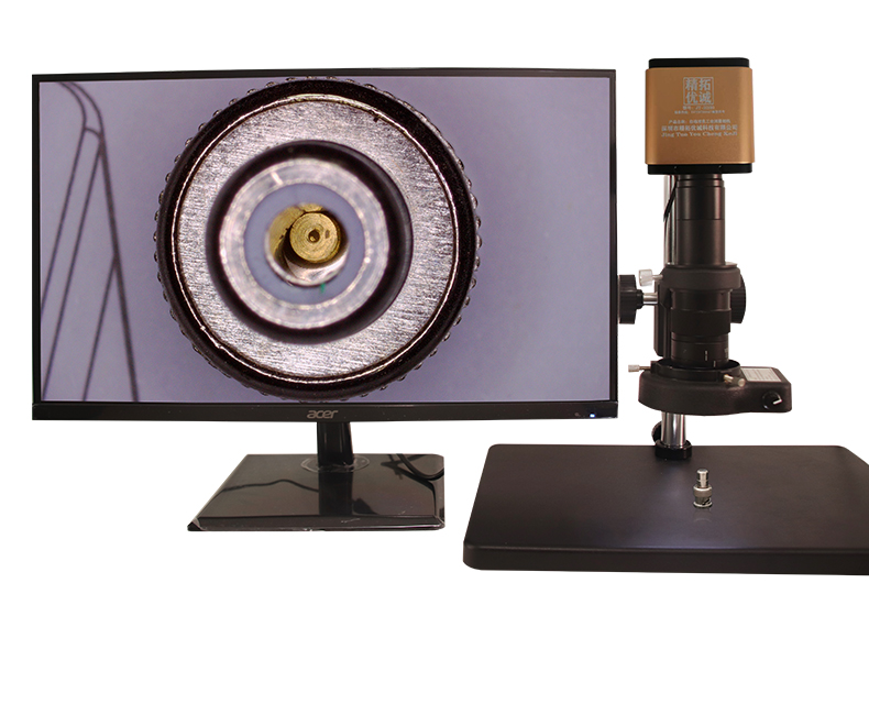 精拓优诚高清WIFI/HDMI接口自动对焦工业电子显微镜 测量显微镜 工业相机CCD视频显微放大镜 自动对焦测量显微镜(图34)