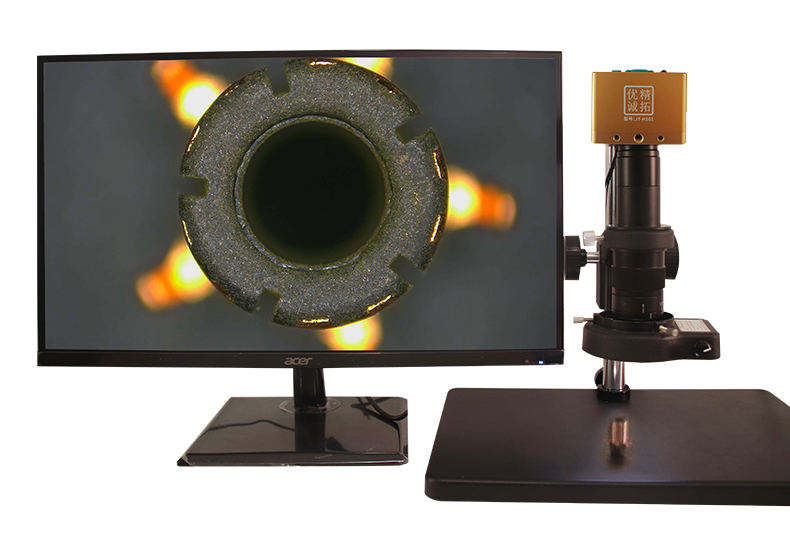 精拓优诚高清HDMI接口工业电子显微镜 数码视频显微镜 手机手表电路板维修 工厂生产零部件外观检测 工业电子显微镜(图19)