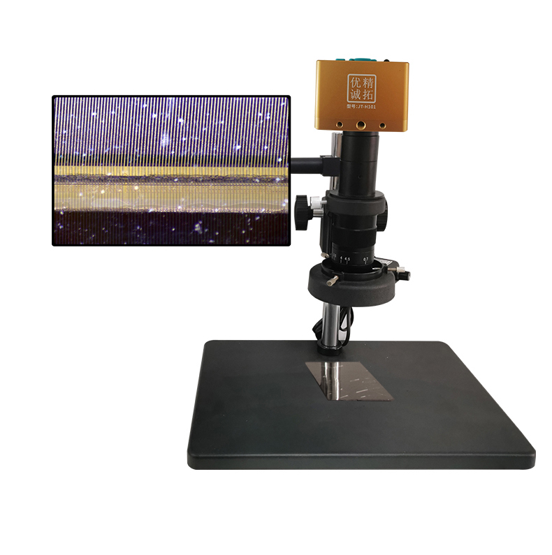 精拓优诚高清HDMI接口工业电子显微镜 数码视频显微镜 手机手表电路板维修 工厂生产零部件外观检测 工业电子显微镜(图23)